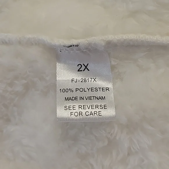 New Zenana 2x Fuzzy Teddy Bear Hoodie - Picture 5 of 6